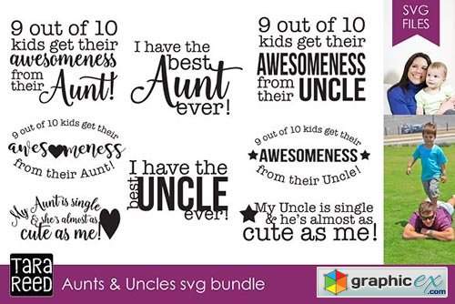Aunts and Uncles SVG Bundle