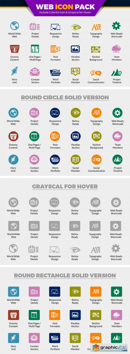 Web Icons Pack | Website Vector Icon