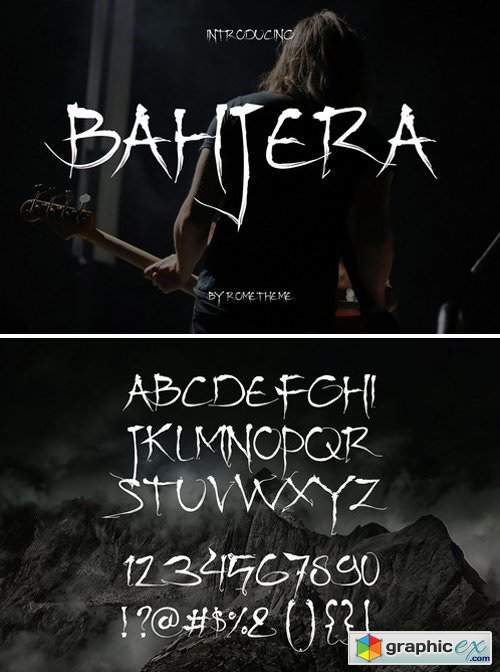 Bahjera Display Font