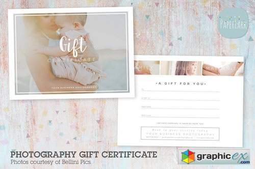 VG020 Gift Certificate Template