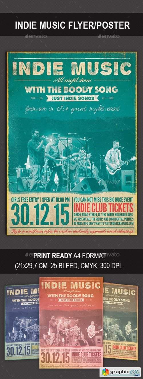 Indie Music Flyer/Poster