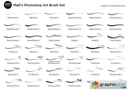 Matt's Photoshop Art Brush Set