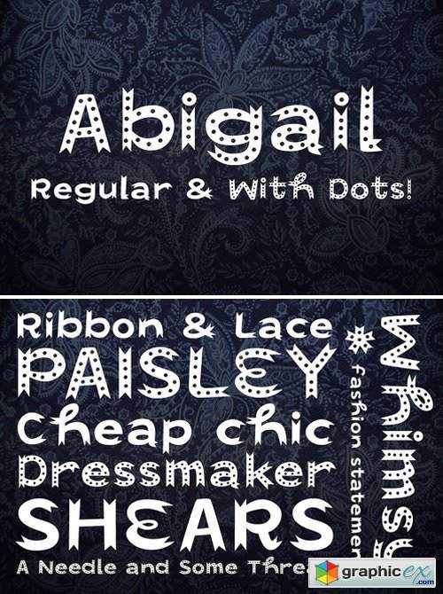 Abigail Display Fonts