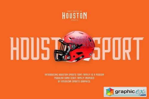 Houston Sports Font Family - 3 Fonts