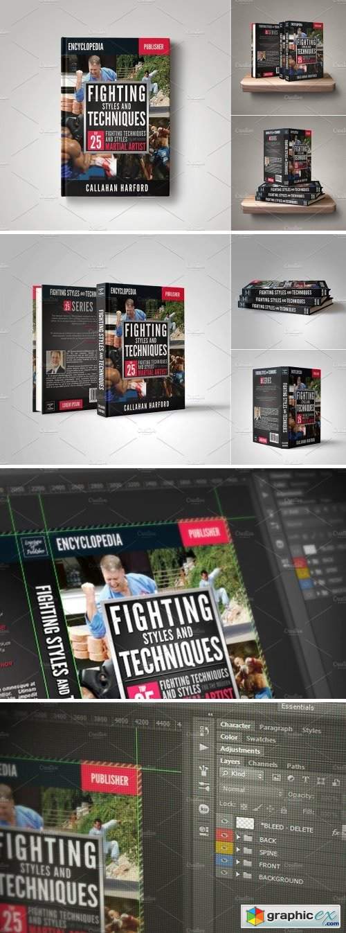 Customizable Book Cover Template 18