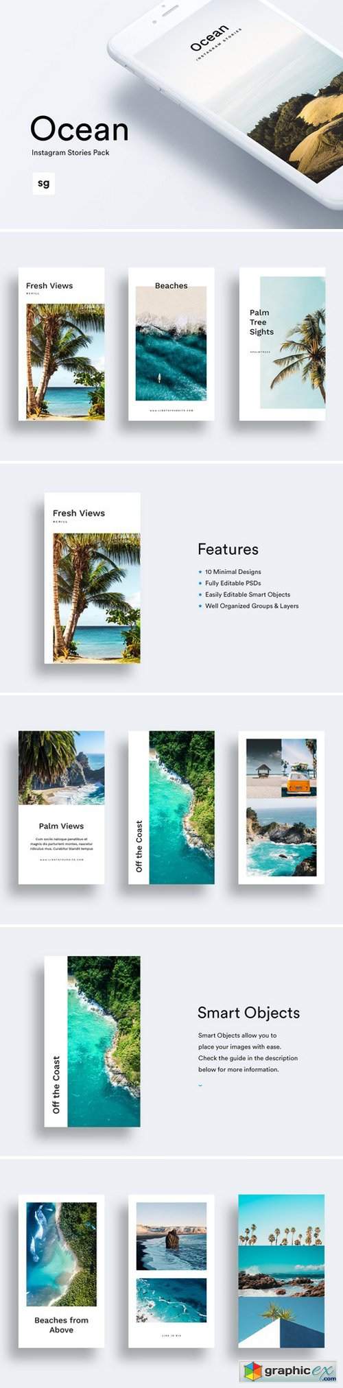 Ocean Instagram Stories Pack