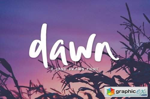 Dawn Hand Drawn Font