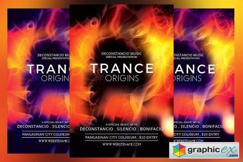 Trance Origins Flyer