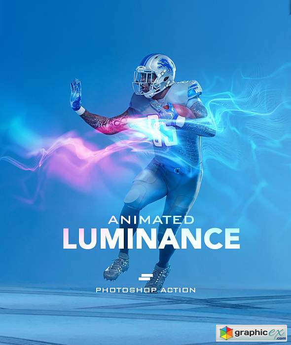 Gif Animated Luminance Photoshop Action