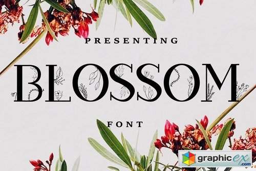 Blossom Font + EXTRAS