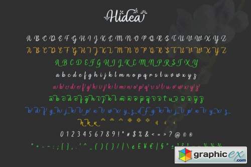 Hidea Font