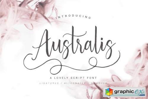 Australis Font Family - 2 Fonts