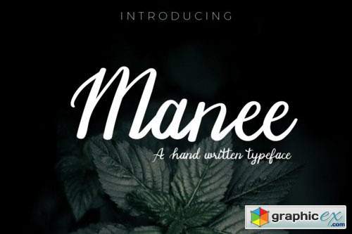 Manee Font Family - 2 Fonts