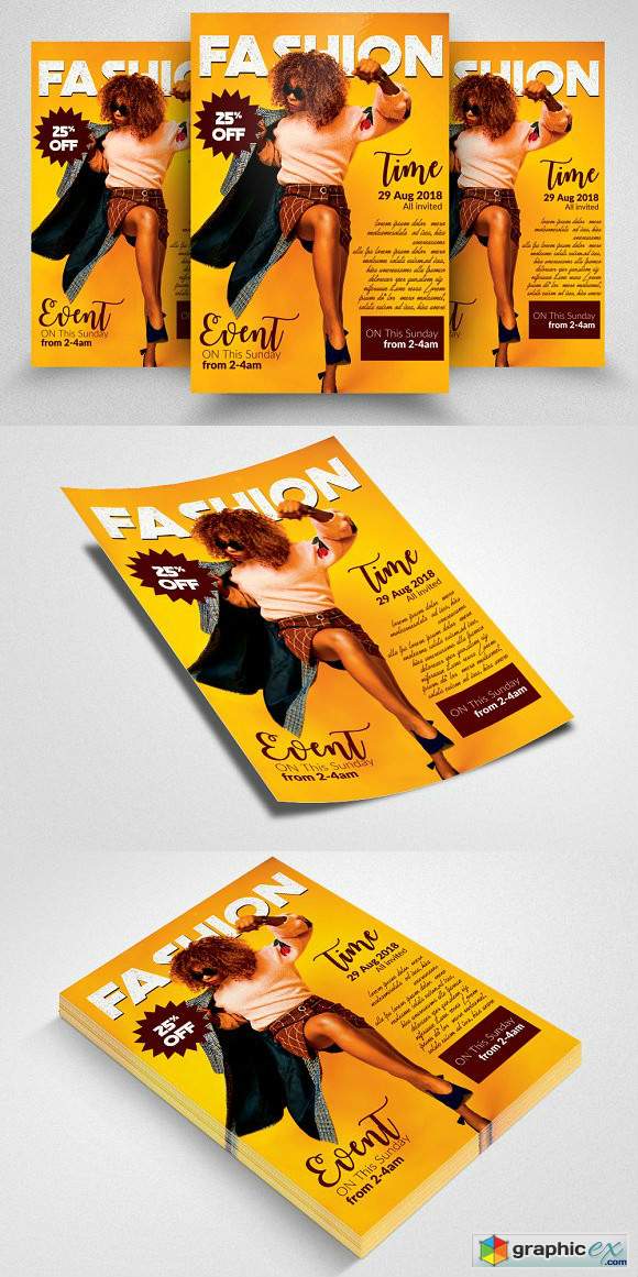 Fashion Flyer Template Vol 05