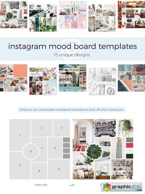 Instagram Mood Board Templates