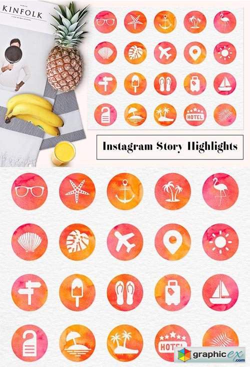 Instagram Story Highlight Icons » Free Download Vector Stock Image