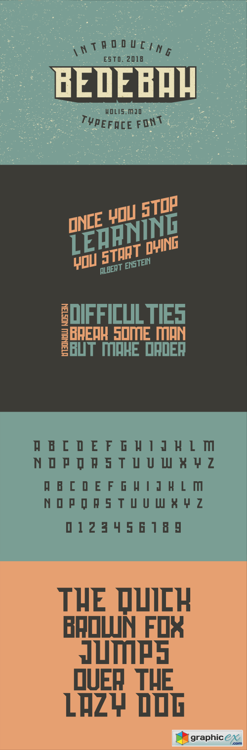 Bedebah Typeface