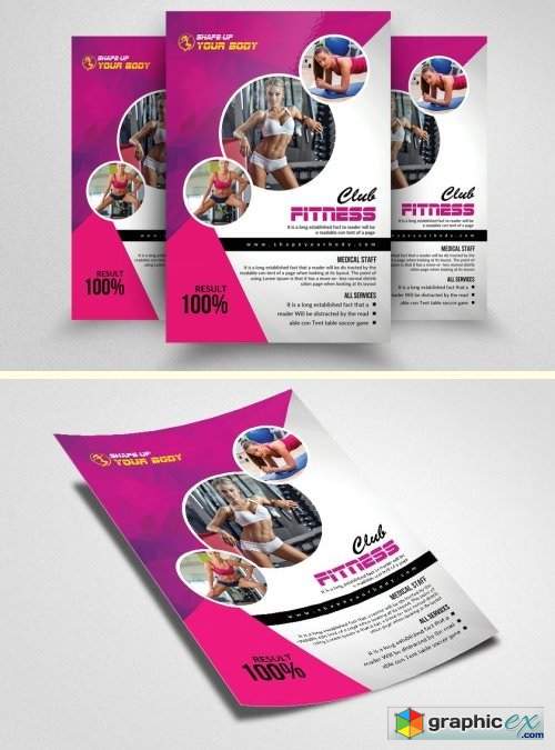 Fitness Gym PSD Flyer Templates 1570355