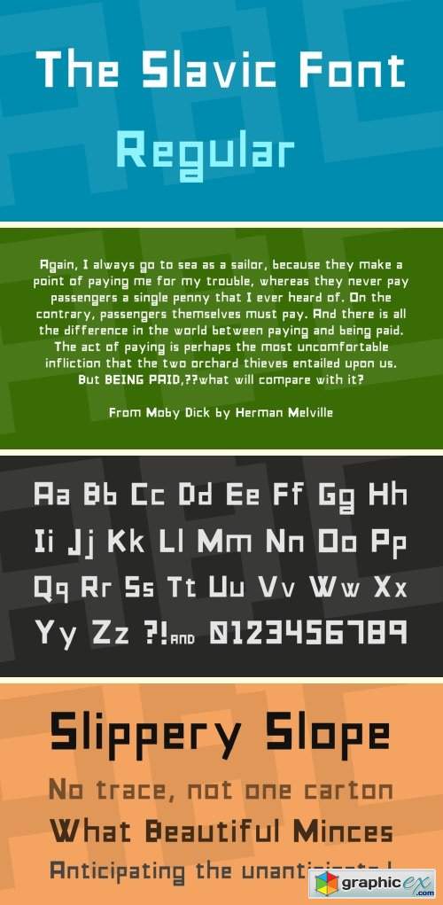 The Slavic Font Font