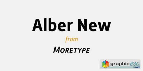 Alber New Font Family