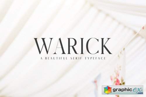 Warick Font Family - 6 Fonts