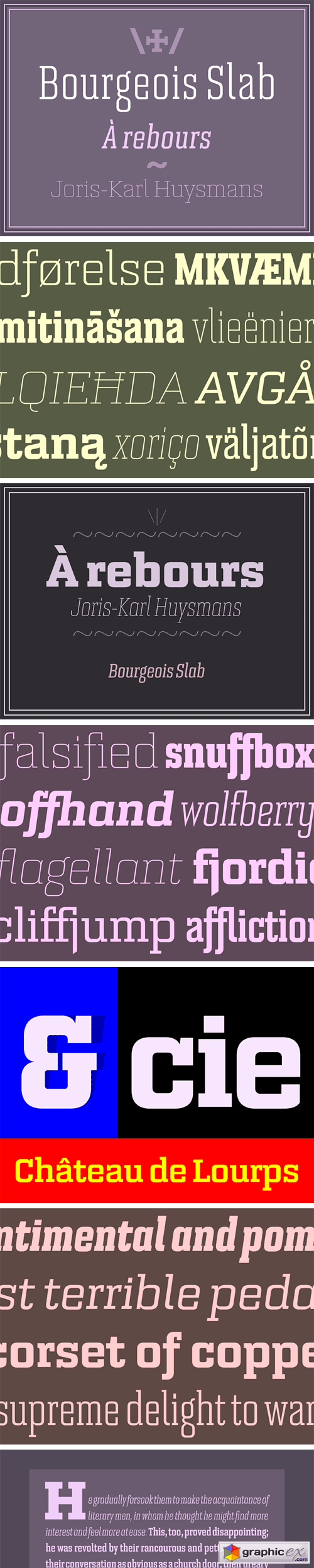 Bourgeois Slab Font Family