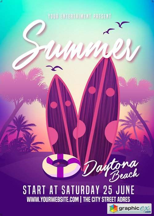 Summer Time Beach Flyer