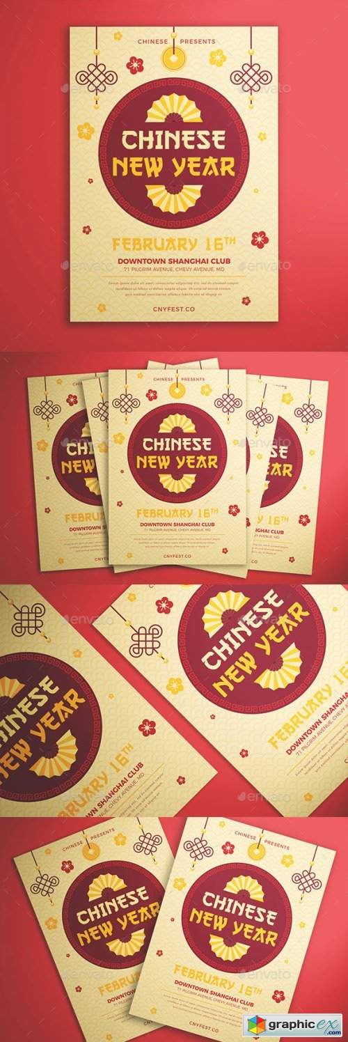 Chinese New Year Flyer 21414738