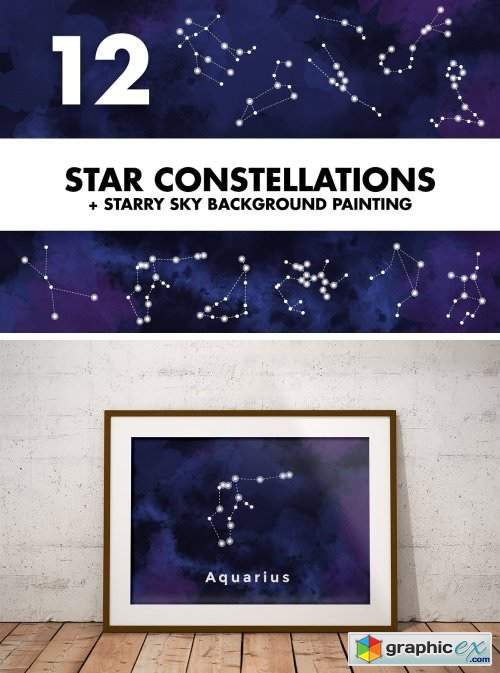 Star Constellations + Sky Painting