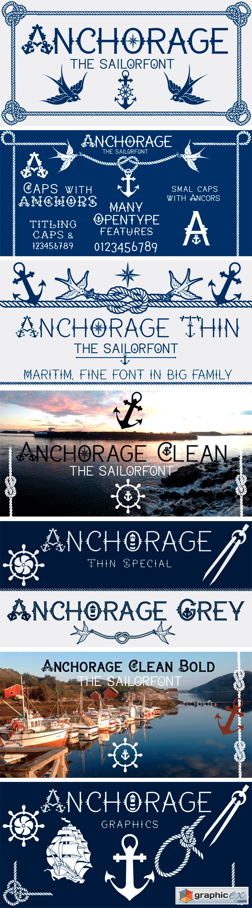 Anchorage Font Family