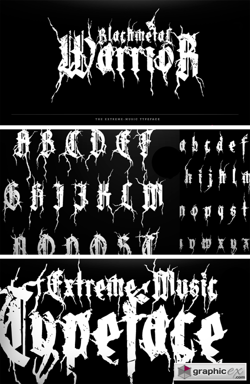 XXII Blackmetal Warrior Font