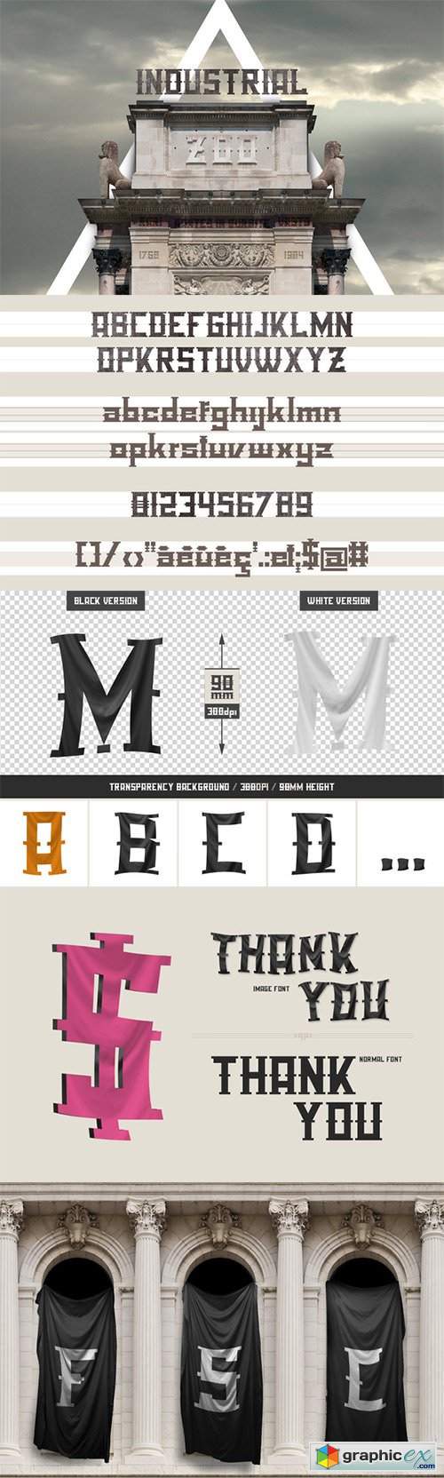 Industrial Zoo - font pack 2752