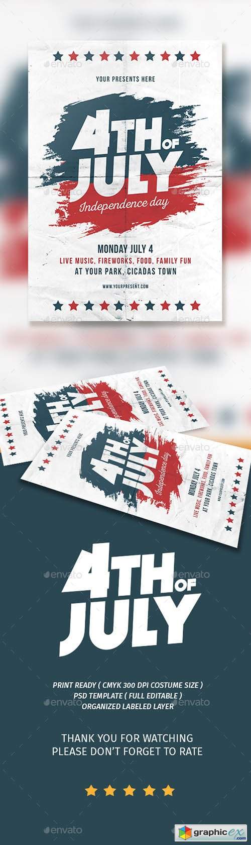 4th of JULY Flyer 16695233