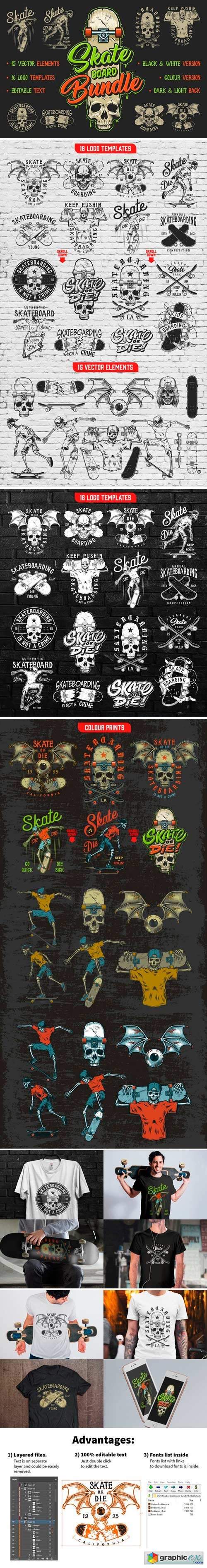 Skate board bundle