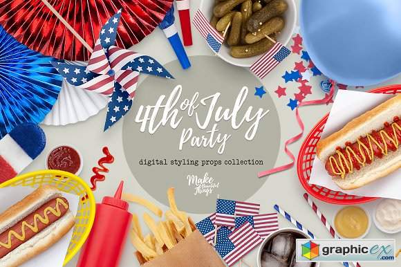 4th of July Styling Props
