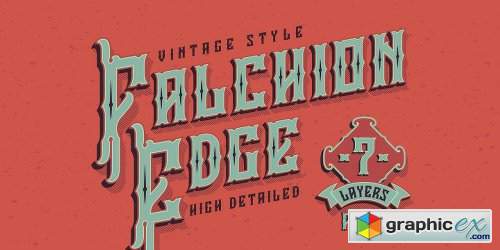 Falchion Edge Font Family