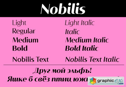 Nobilis Font Family