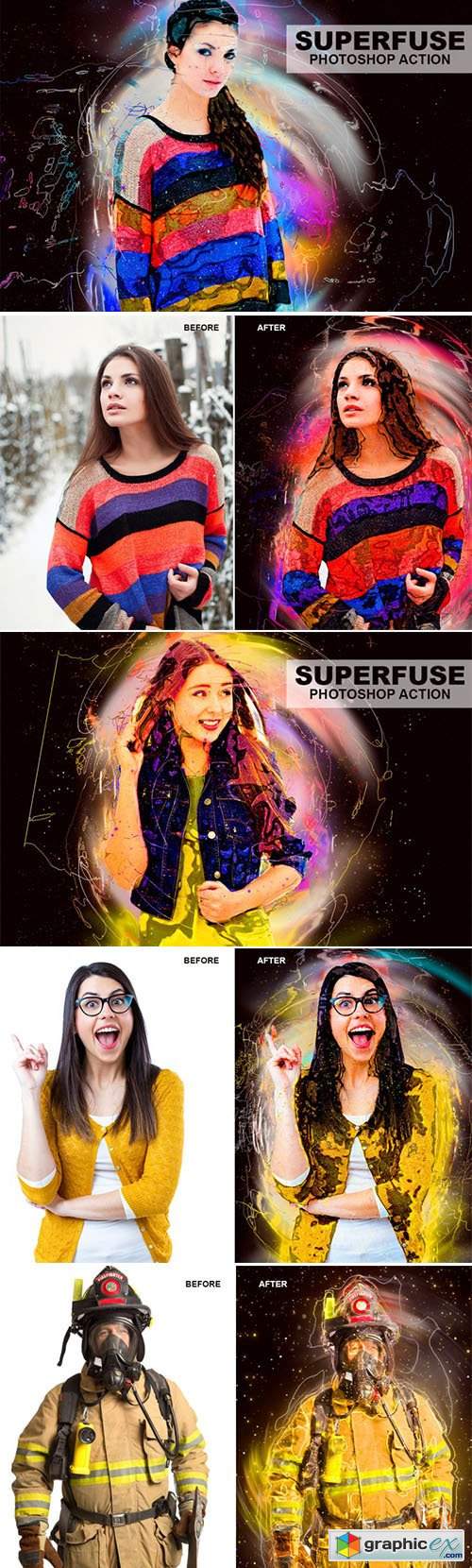 Superfuse Photoshop Action