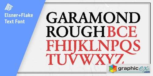 Garamond Rough Pro Family - 5 Fonts