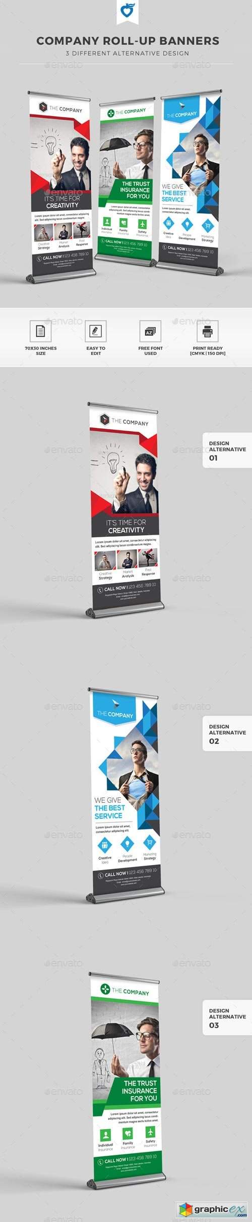 Company Roll-up Banners