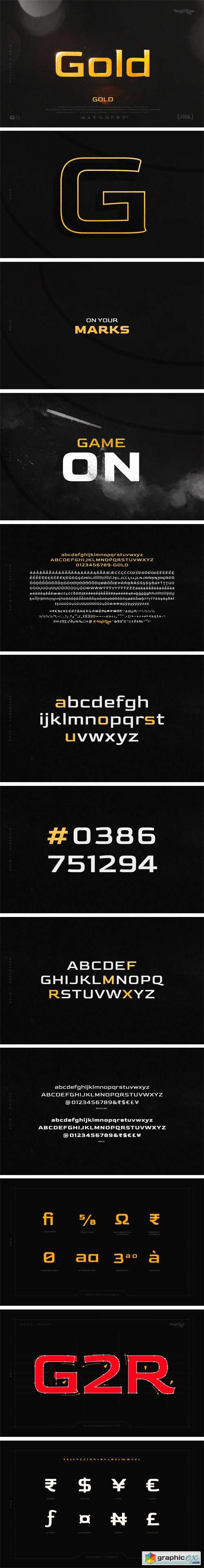 Gold - Display Typeface
