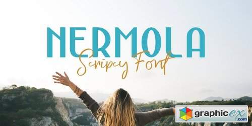 NERMOLA Scripcy Font Family - 3 Fonts