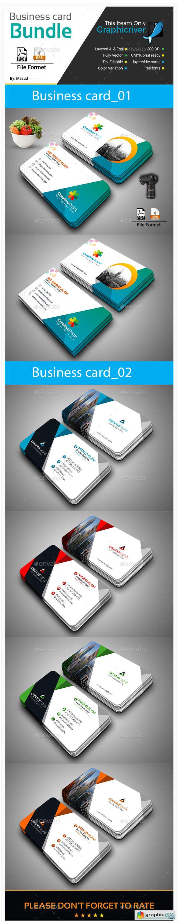 Business Card Bundle 2 in 1 22188736