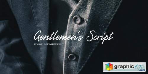 Gentlemen's Script Font