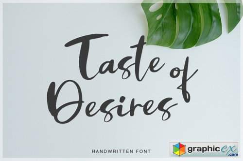 Taste of Desires Font