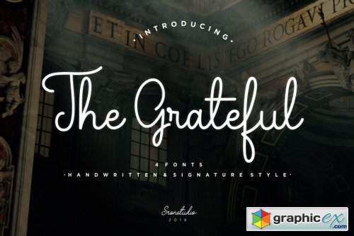 The Grateful - 4 Fonts