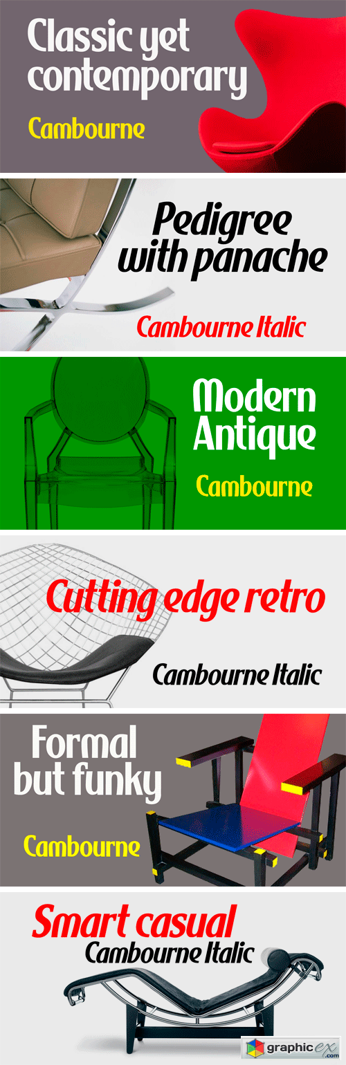 Cambourne Font Family