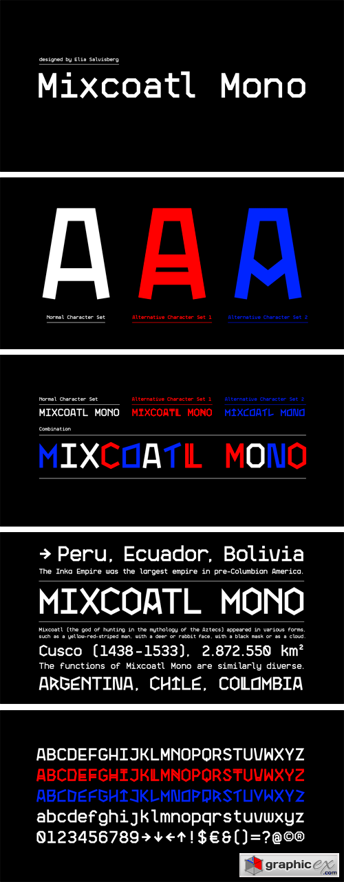 Mixcoatl Mono Font