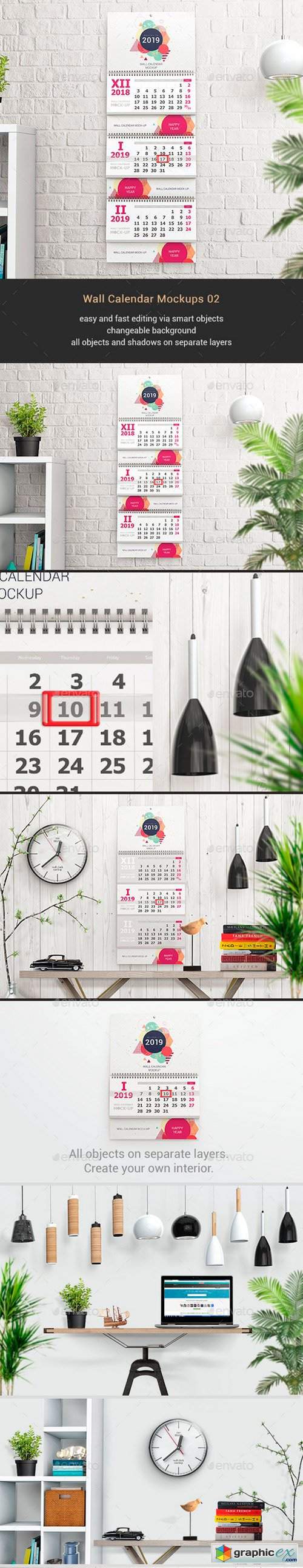 Wall Calendar Mockups 02