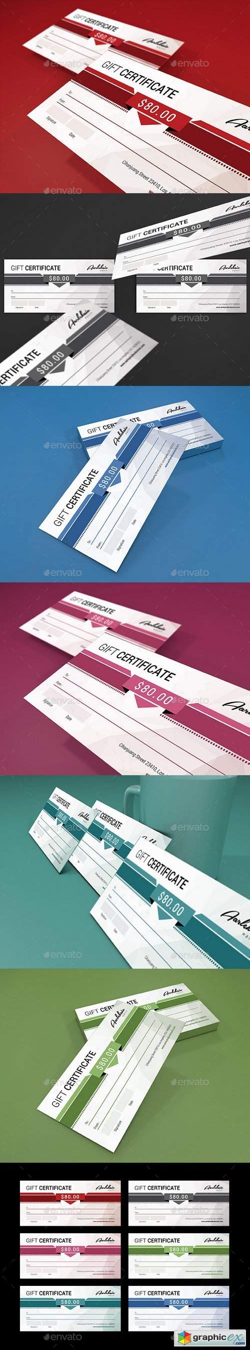 Colorfull Gift Certificate